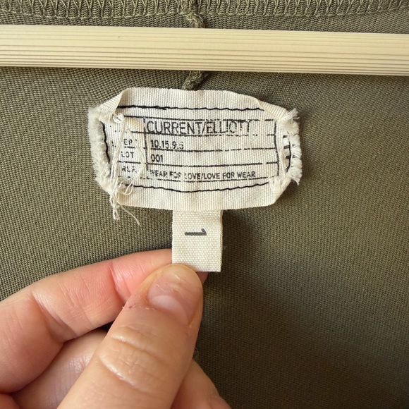 Current/Elliott The V Neck Trapeze Dress - Picture 6 of 9